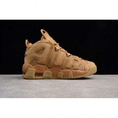 Nike Bayan Air More Uptempo Se Gs Flax/Gum Kahverengi Basketbol Ayakkabısı Türkiye - OYZMYAWA